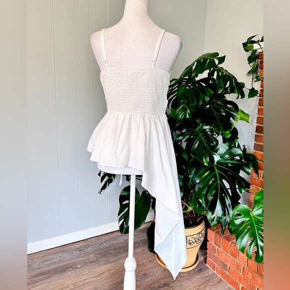 Venus White high low strap shoulder top cute & sexy excellent condition size 12 - Picture 6 of 9